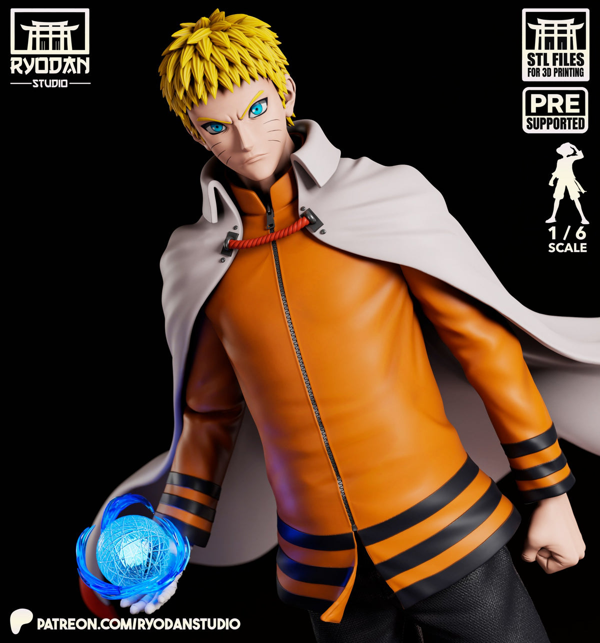 naruto uzumaki ryodan studio hokage
