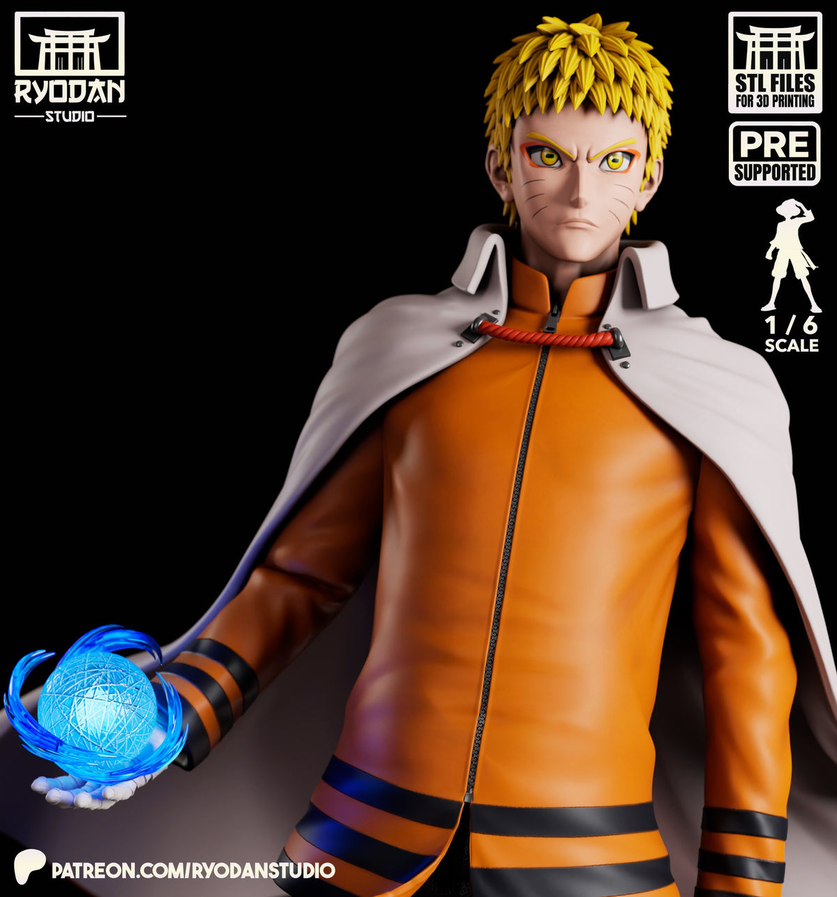 naruto uzumaki ryodan studio hokage