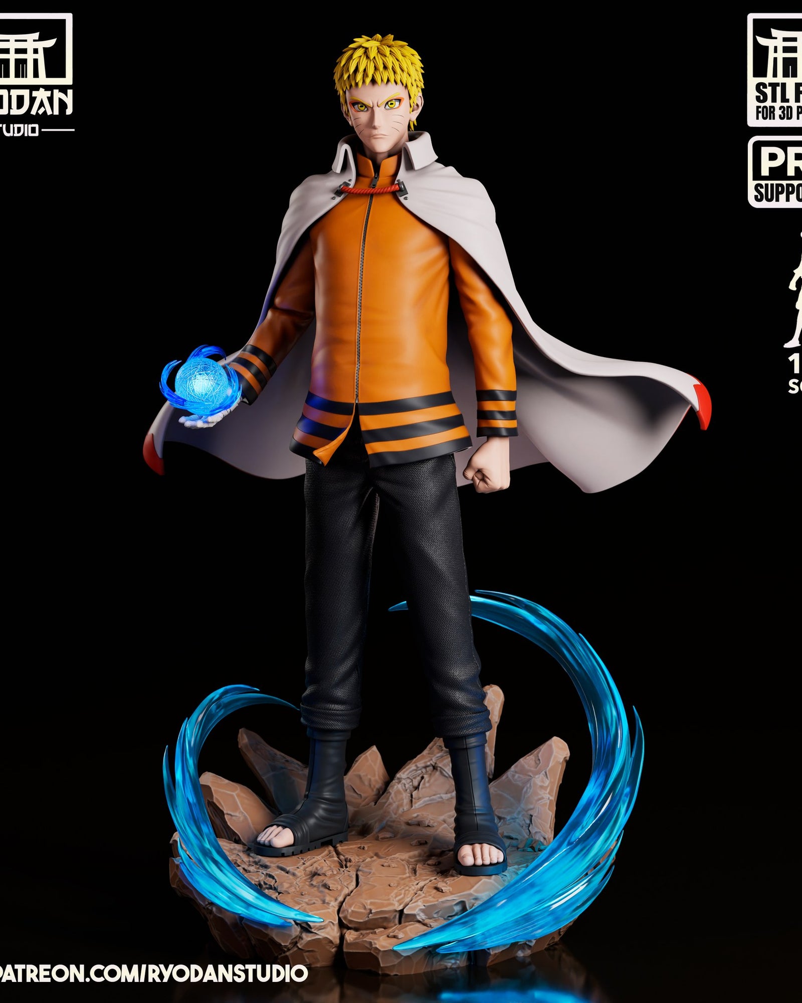 Naruto Uzumaki resin figure — studio preview