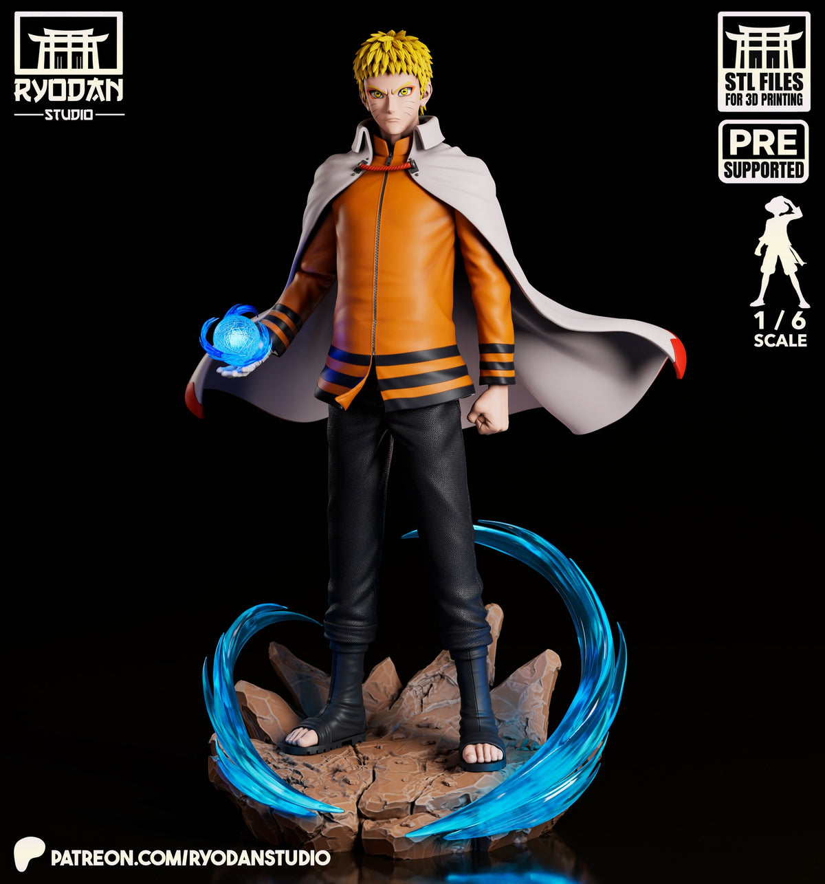 Naruto Uzumaki resin figure — studio preview