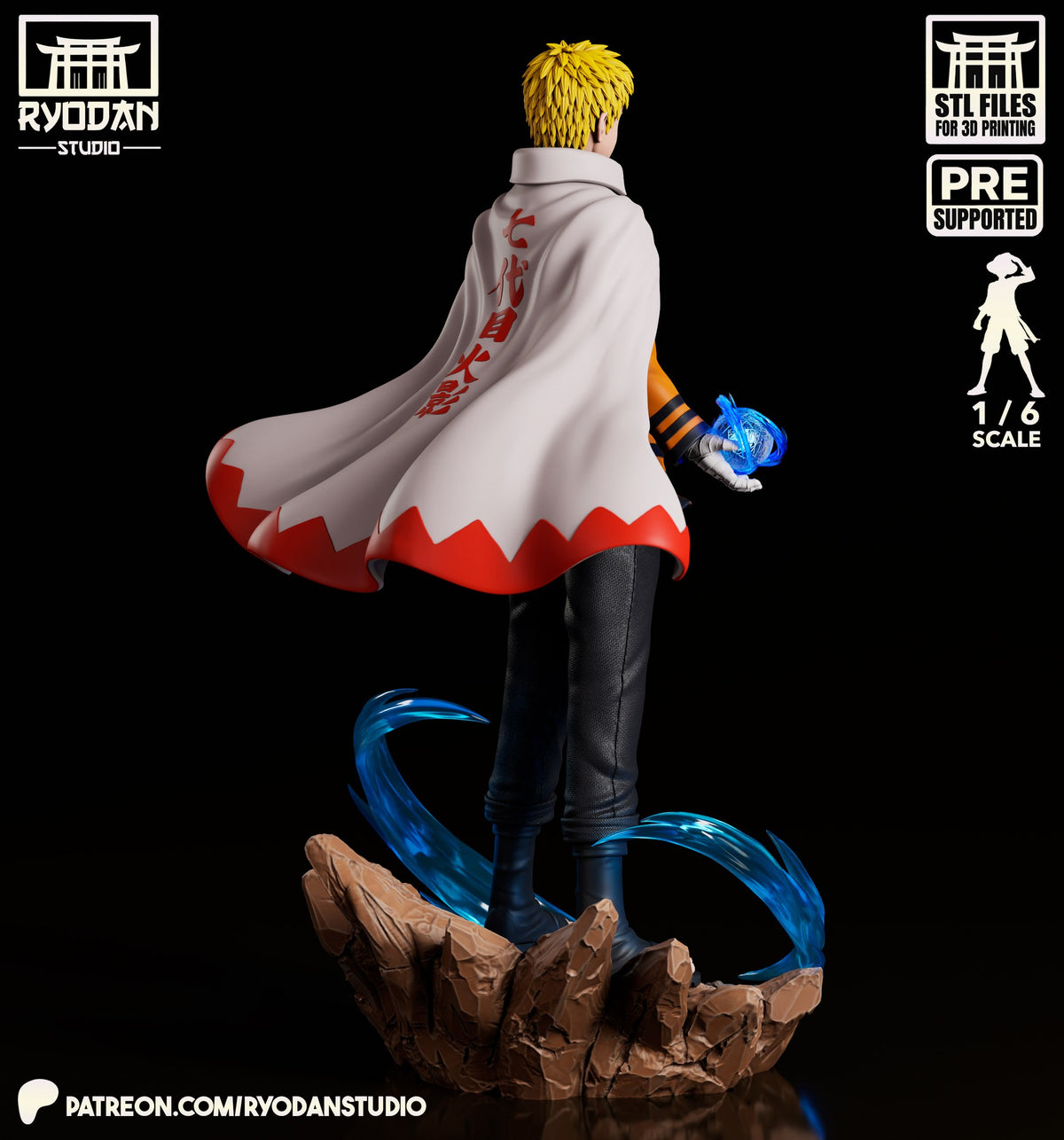 naruto uzumaki ryodan studio hokage