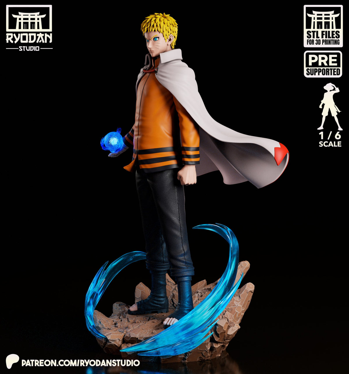 naruto uzumaki ryodan studio hokage