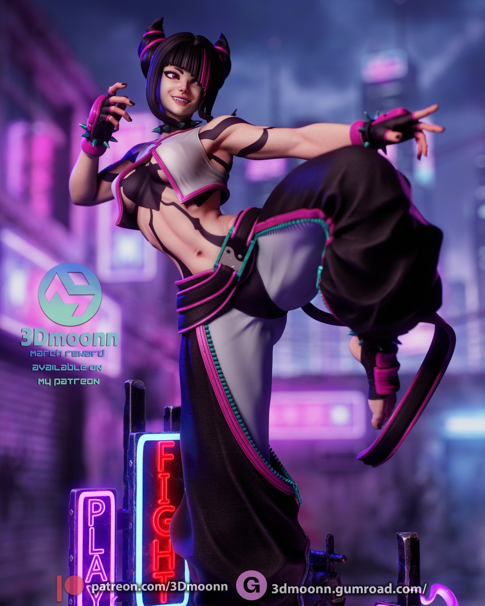 juri han street fighter 3dmoonn