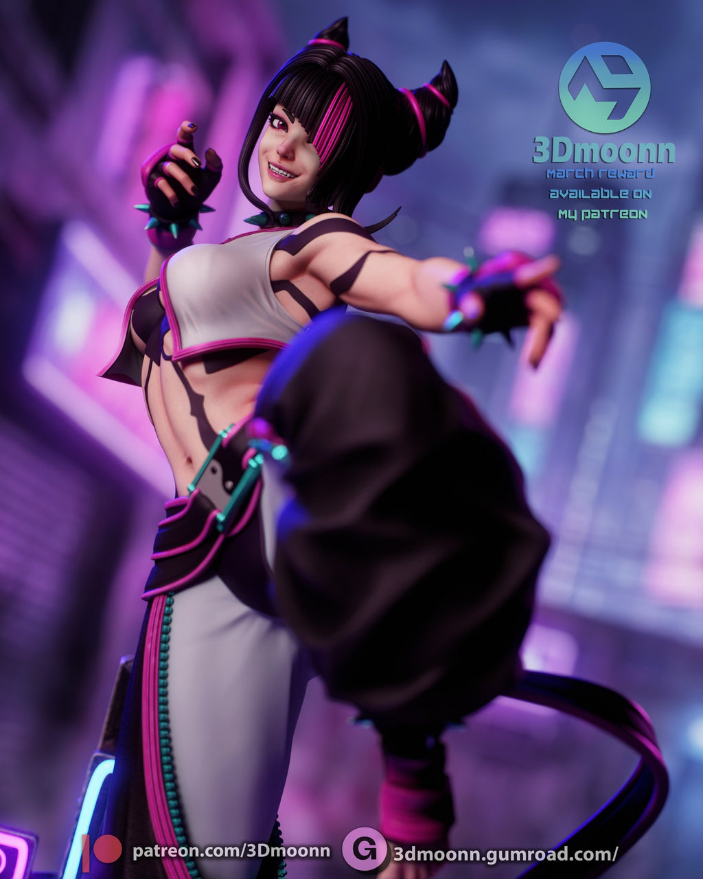 juri han street fighter 3dmoonn