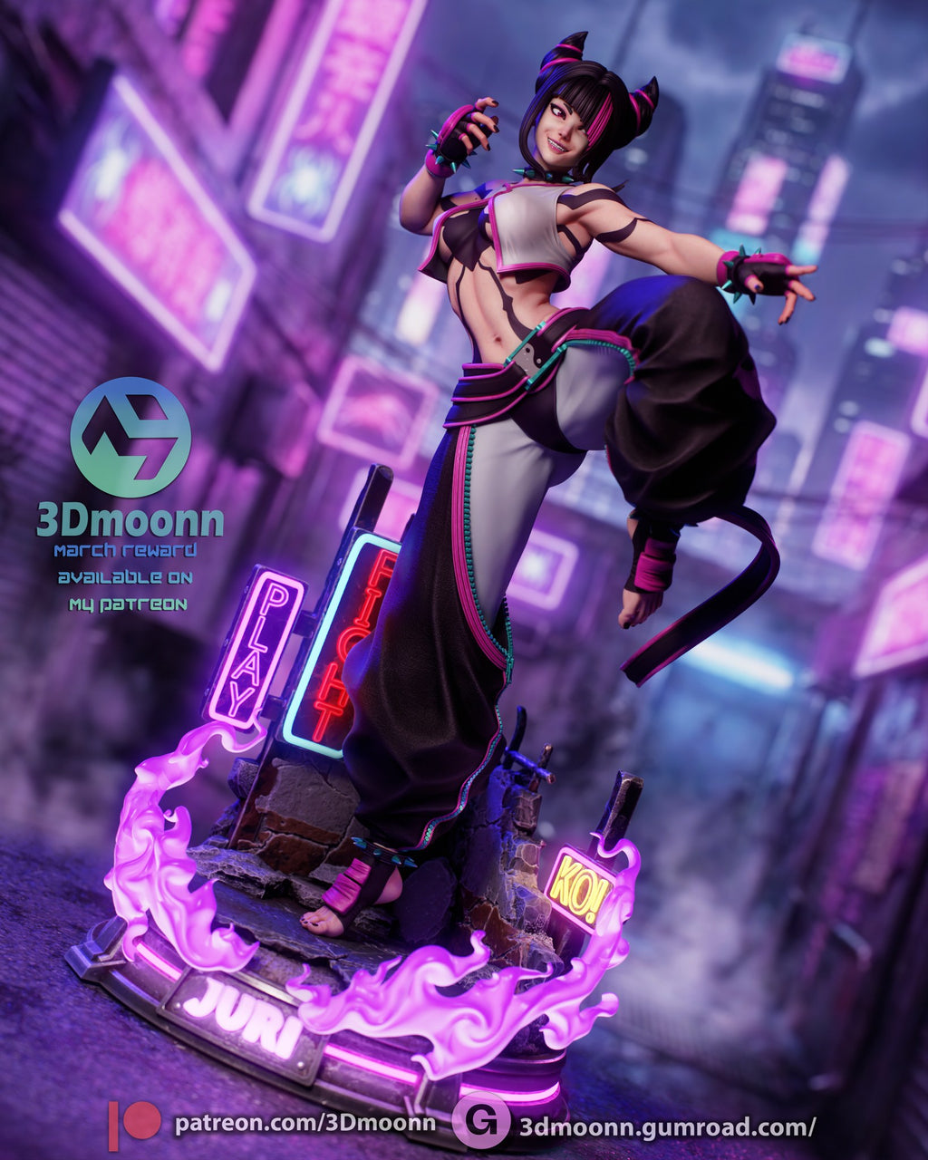 juri han street fighter 3dmoonn