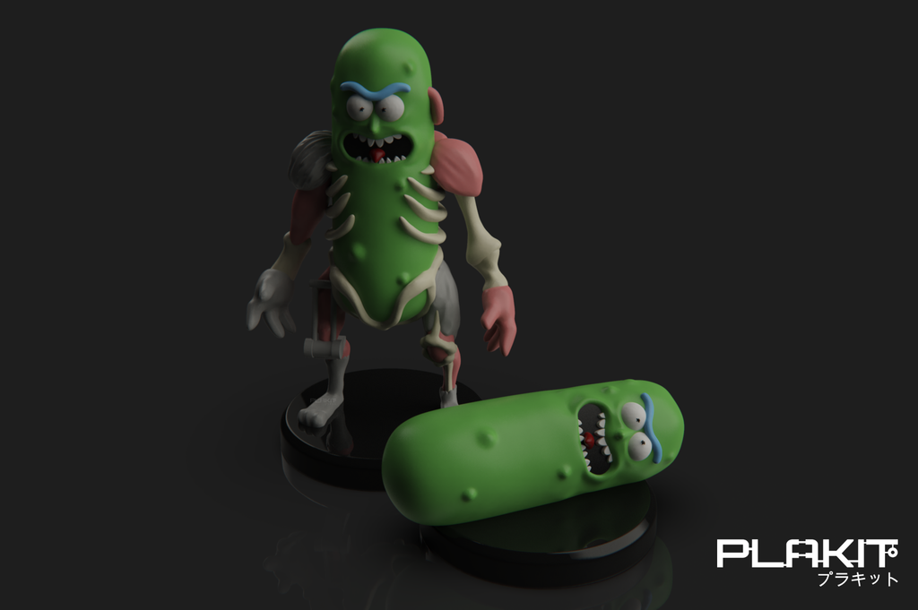 pickle rick and morty plakit picklerick