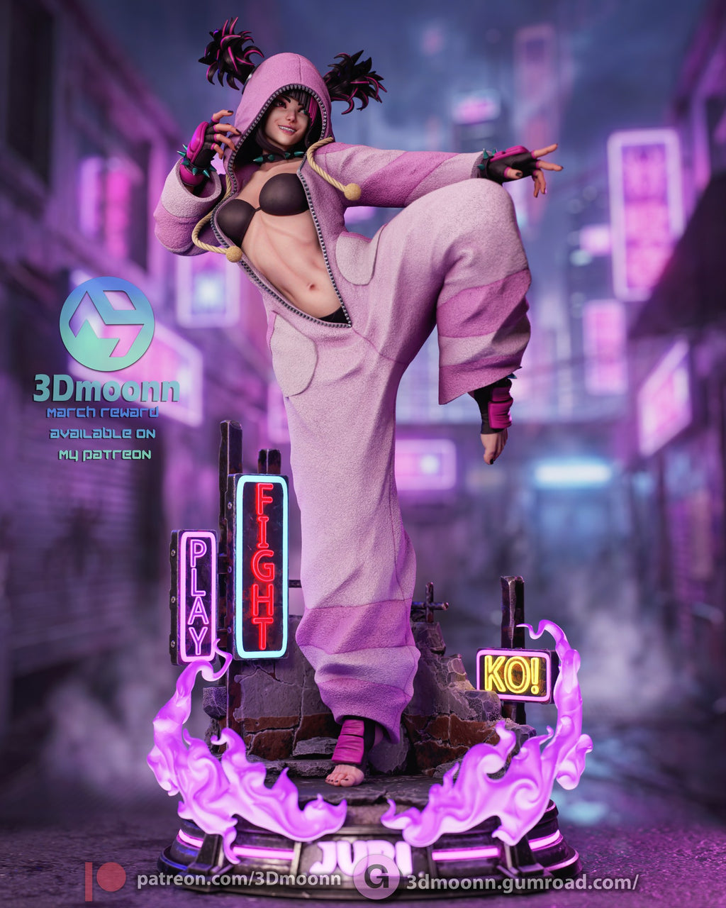 juri han street fighter 3dmoonn