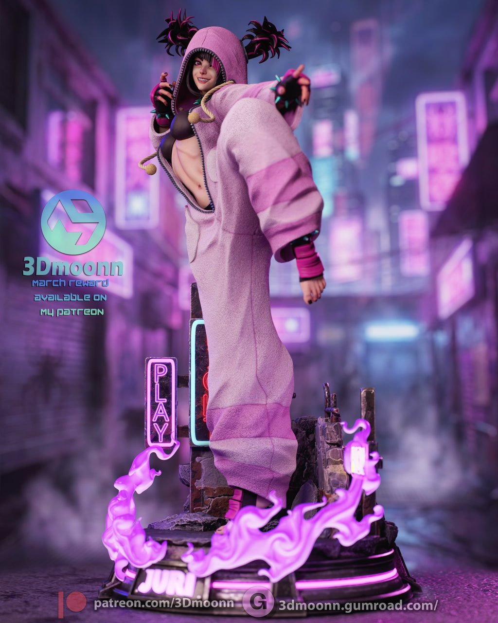 juri han street fighter 3dmoonn