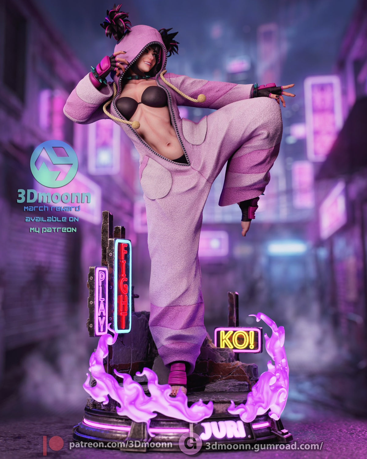 juri han street fighter 3dmoonn
