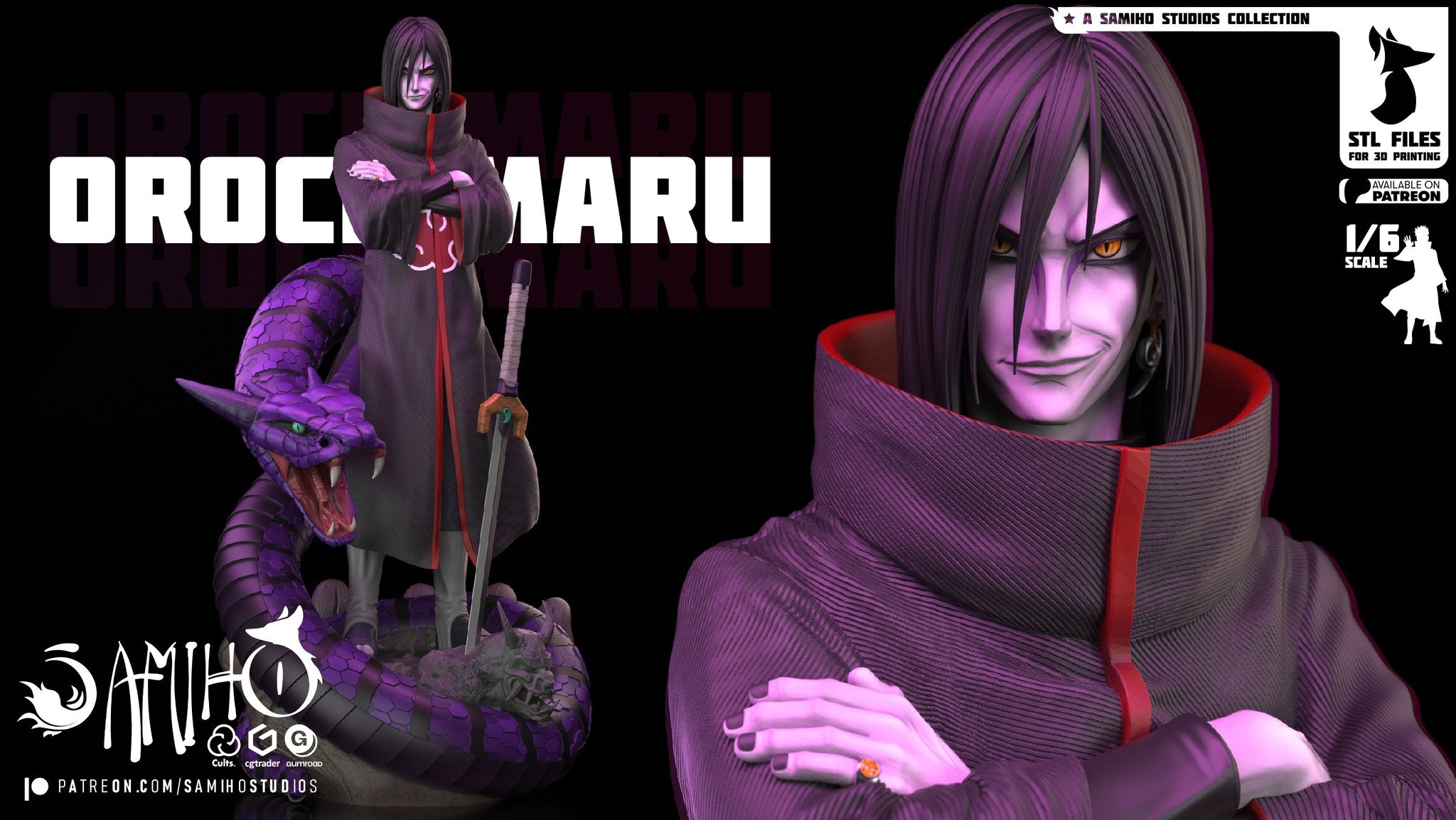 orochimaru naruto samiho studios