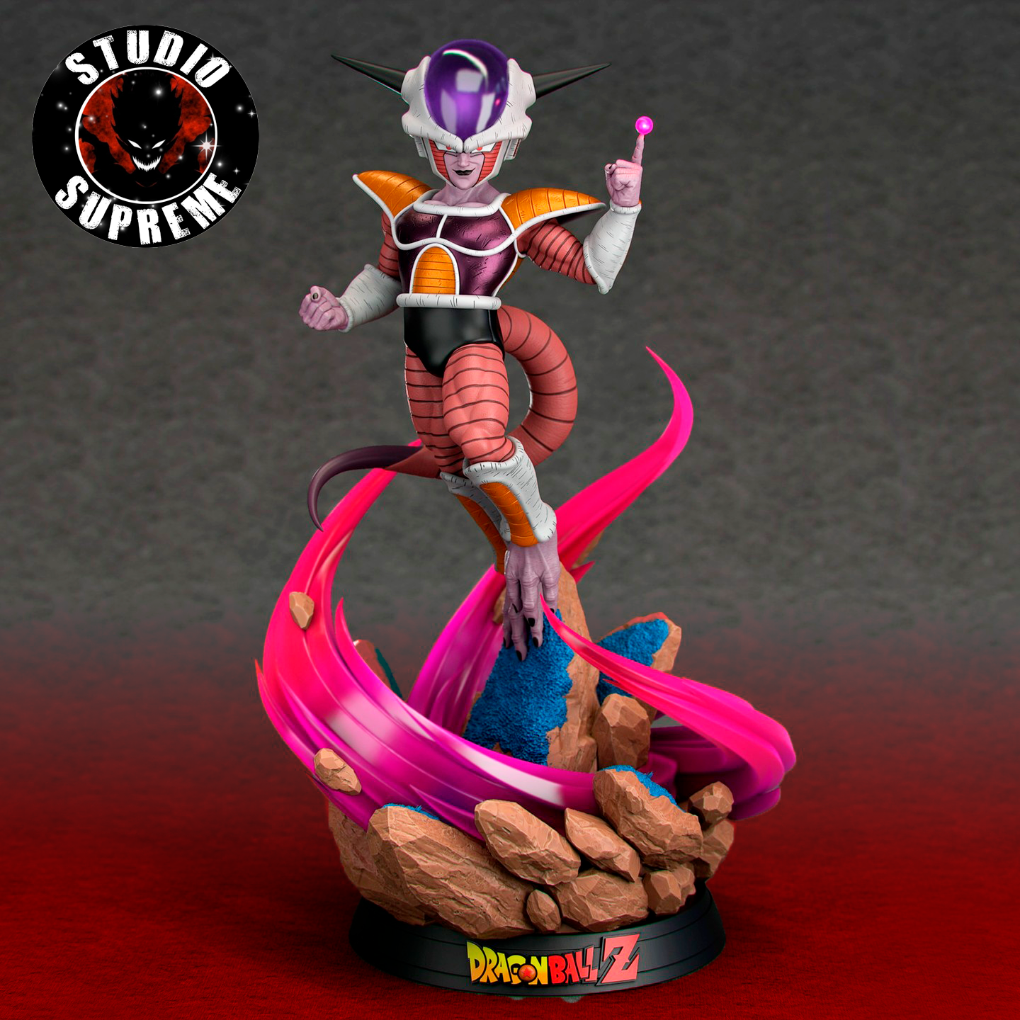 Frieza Dragon Ball resin figure — studio preview