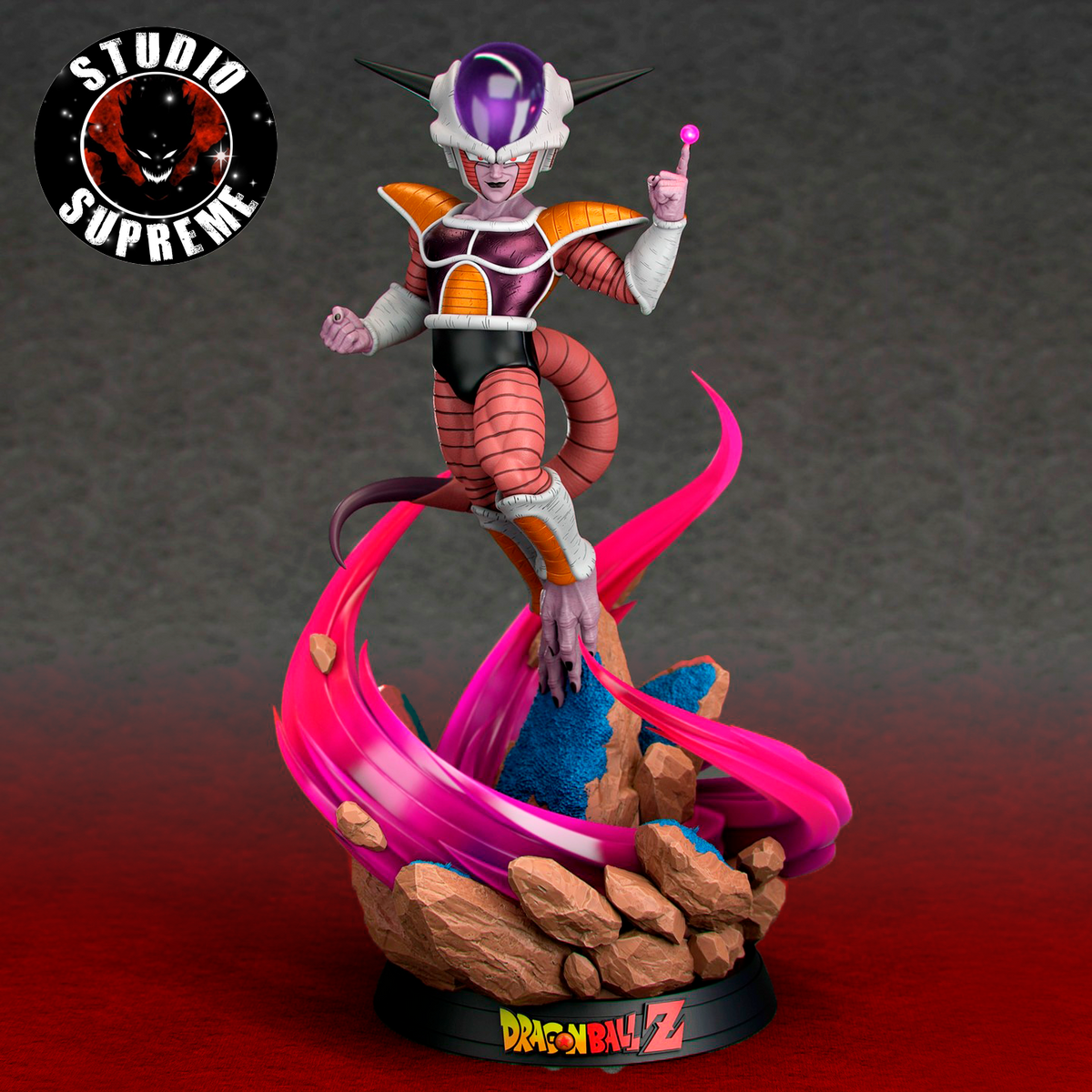 Frieza Dragon Ball resin figure — studio preview