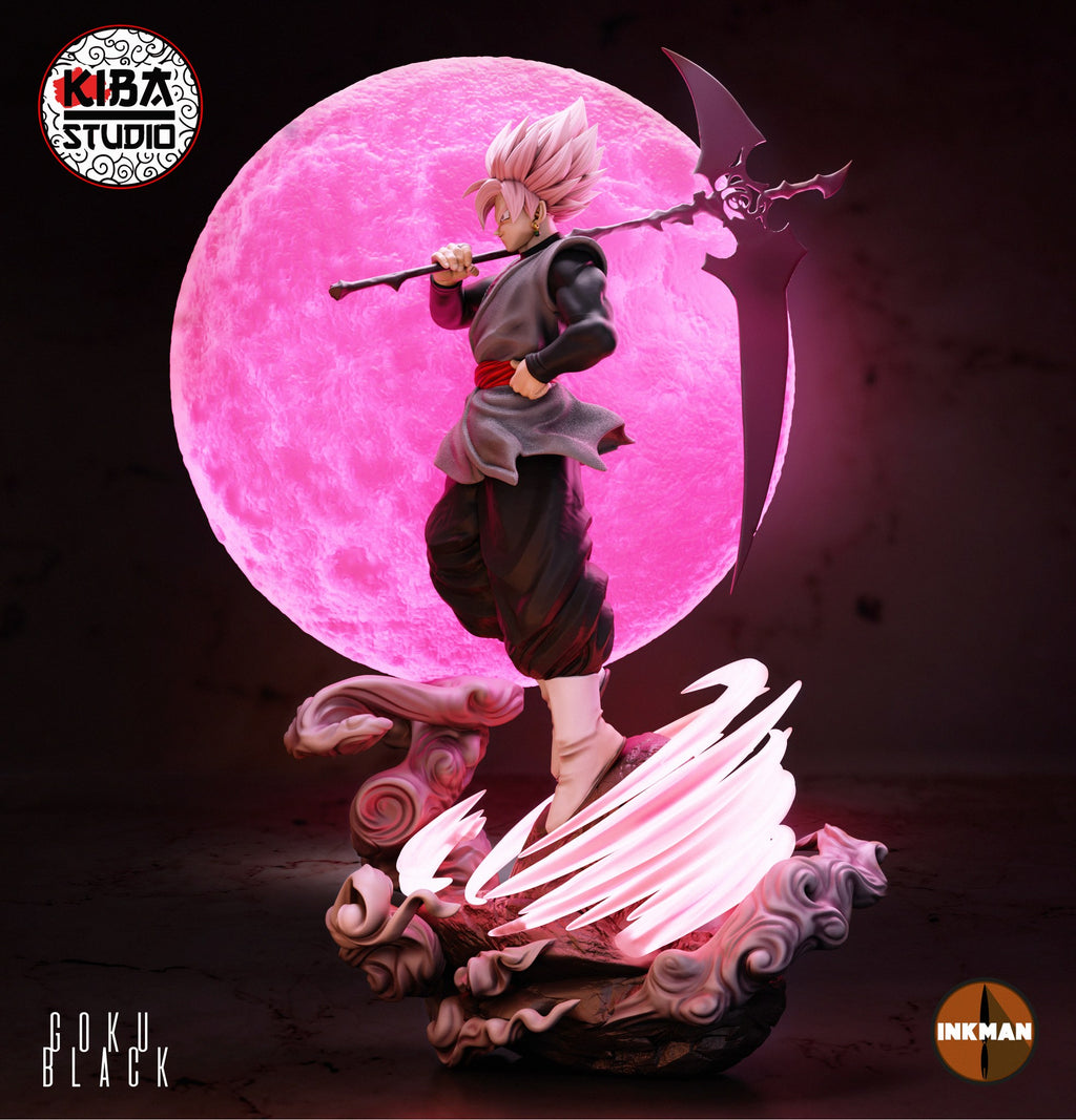 Goku Black Dragon Ball resin figure by Kiba Studio — studio preview