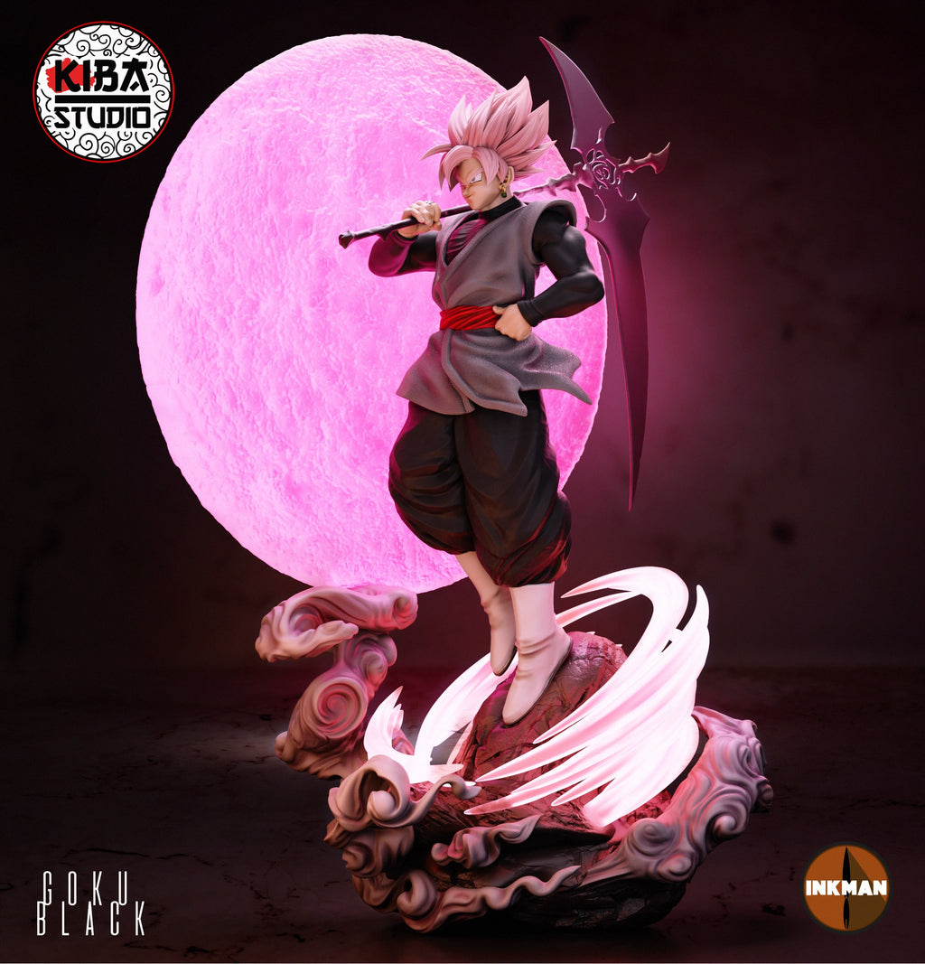 Goku Black Dragon Ball resin figure by Kiba Studio — studio preview
