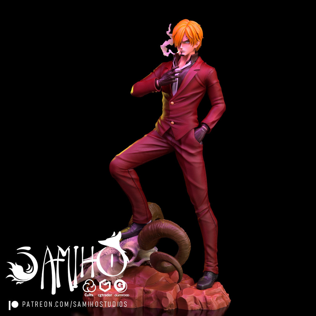 Sanji One Piece resin figure by Samiho Studios — studio preview