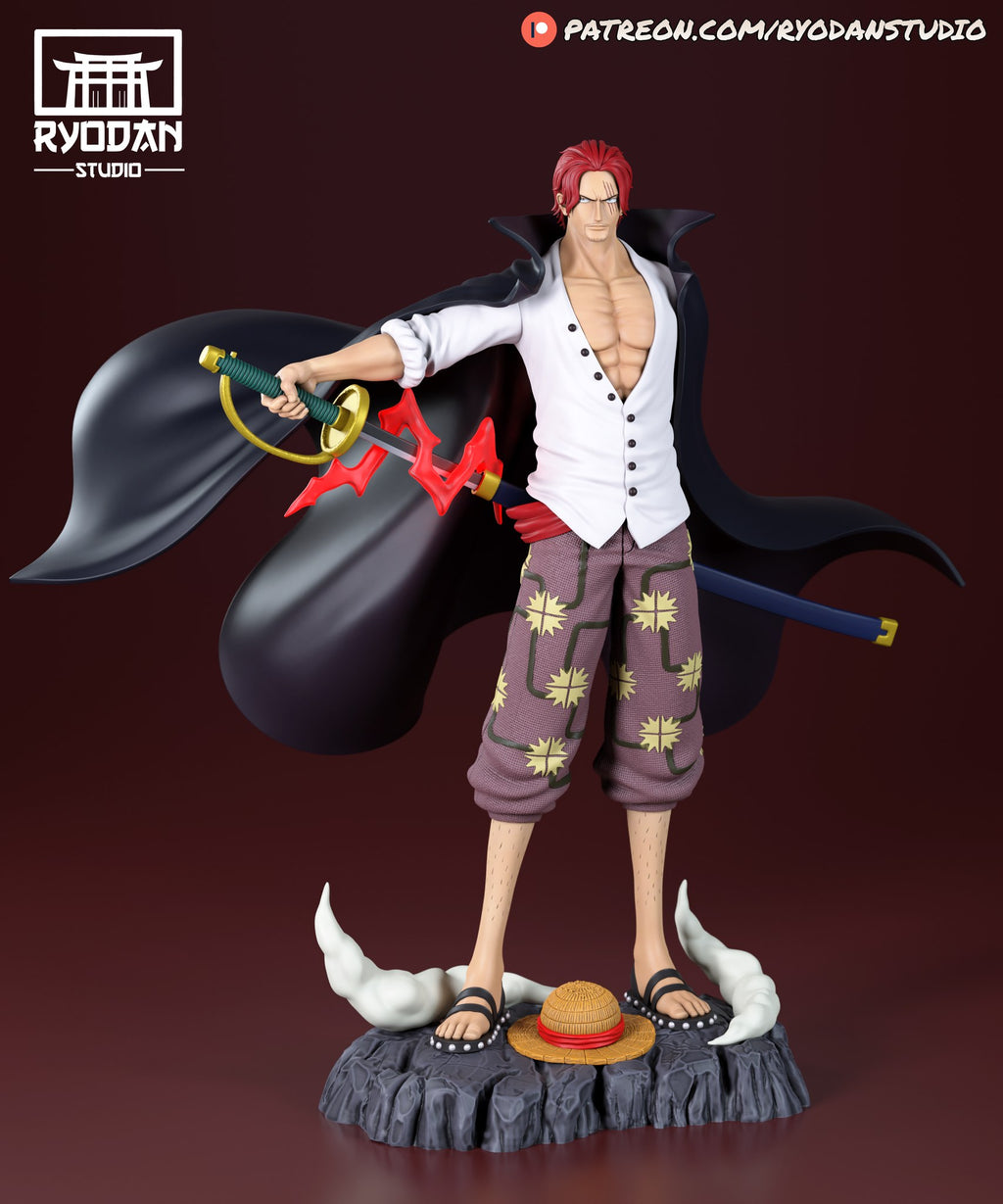 Shanks One Piece resin figure — studio preview