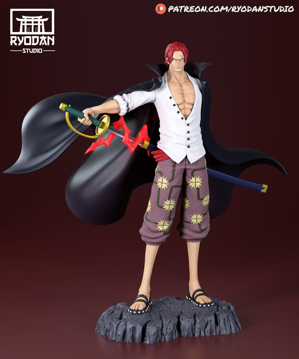 Shanks One Piece resin figure — studio preview