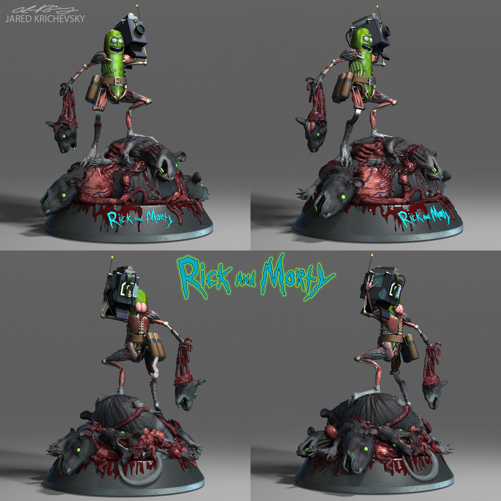 pickle rick and morty picklerick final projectstl