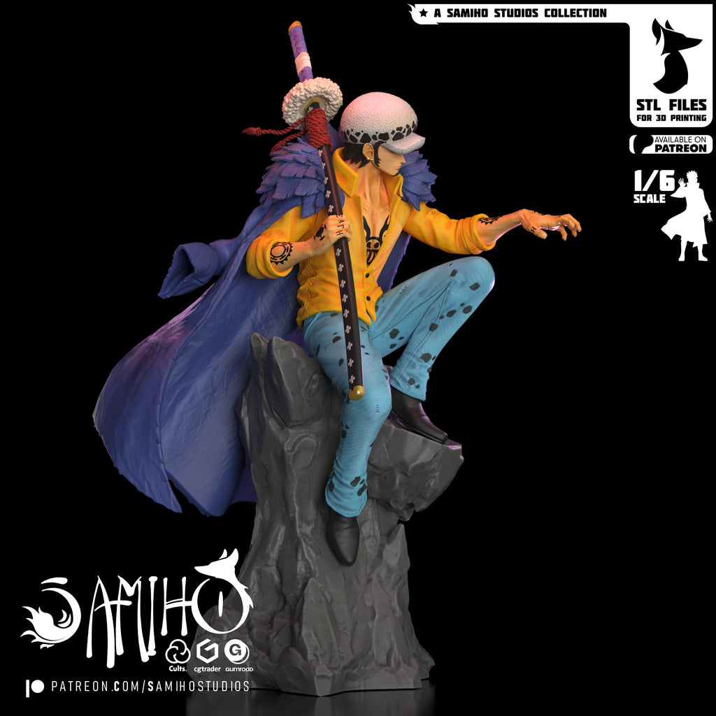 trafalgar law one piece samiho studios