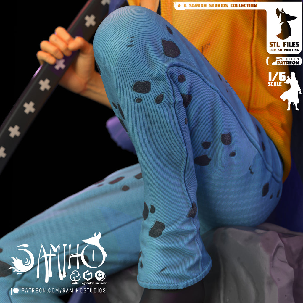 trafalgar law one piece samiho studios