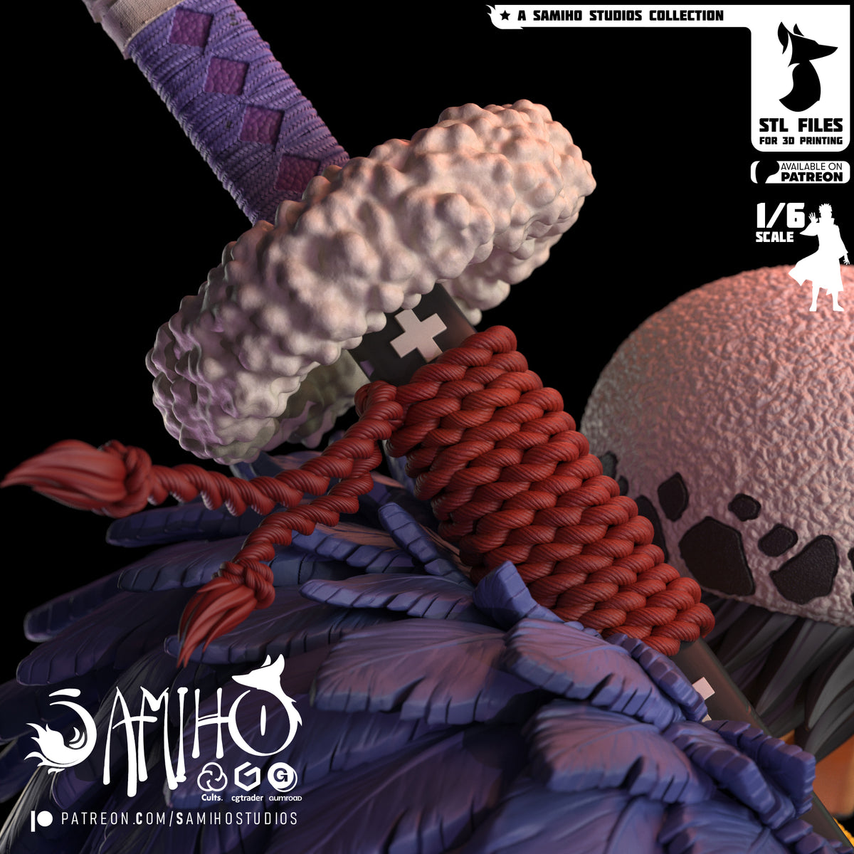 trafalgar law one piece samiho studios