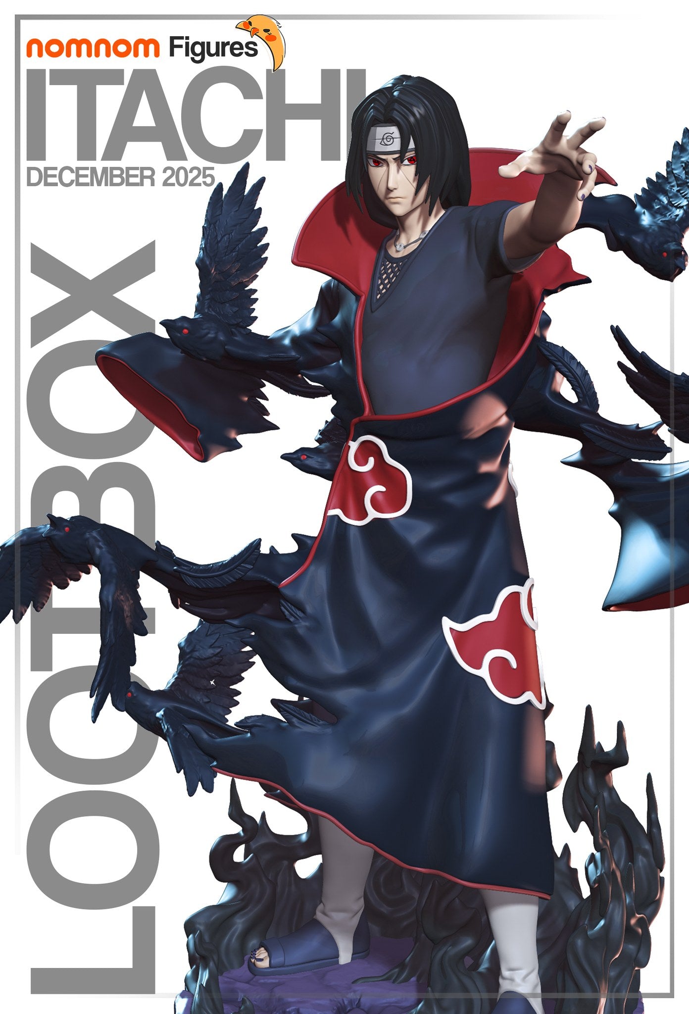 Itachi Uchiha Naruto resin figure — studio preview