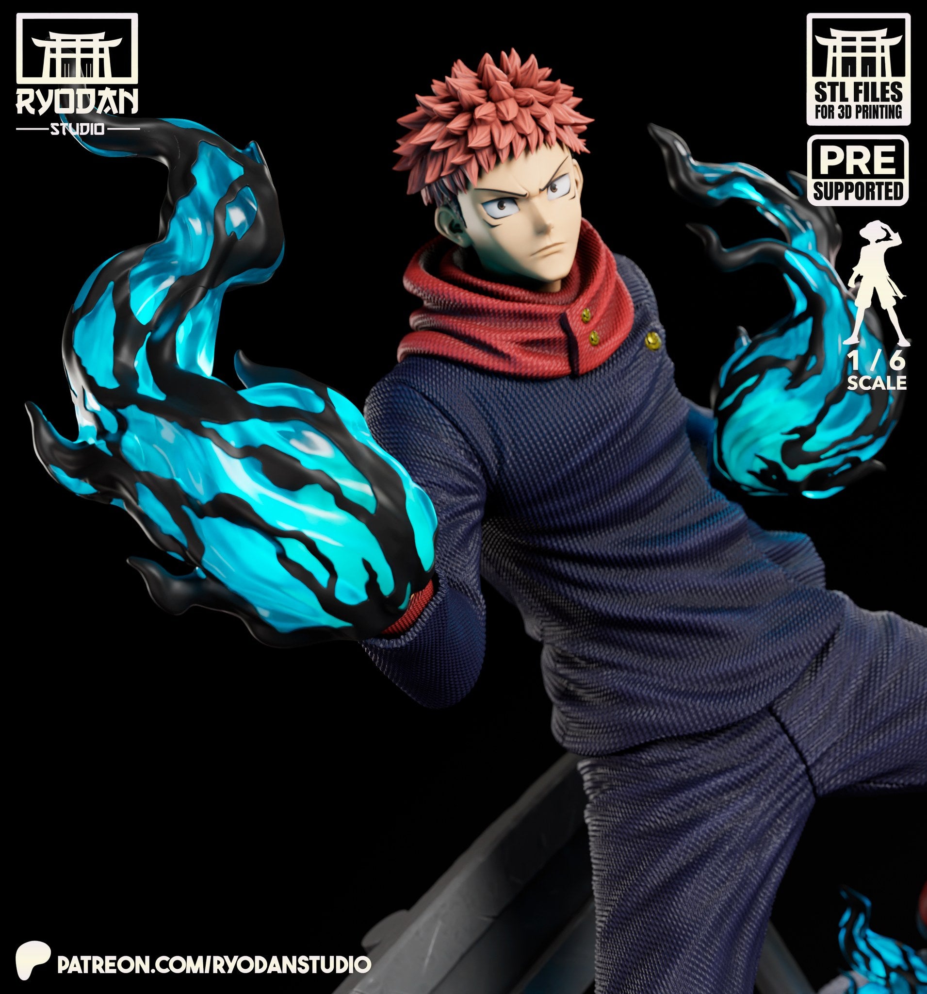 yuji itadori jujutsu kaisen ryodan studio