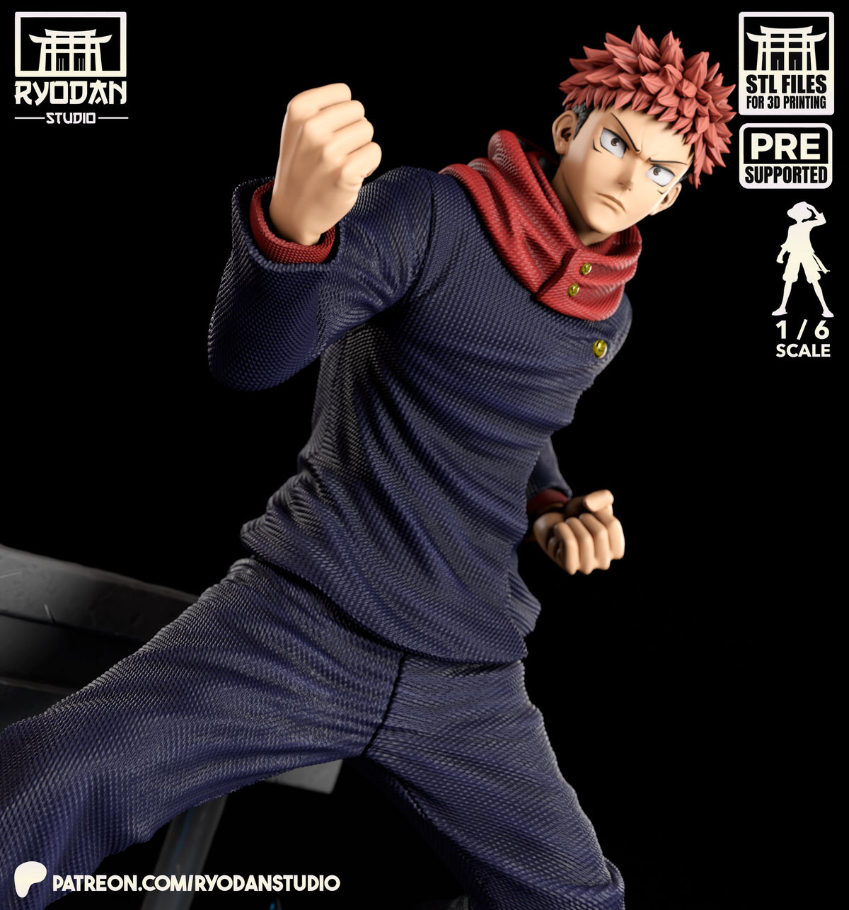 yuji itadori jujutsu kaisen ryodan studio