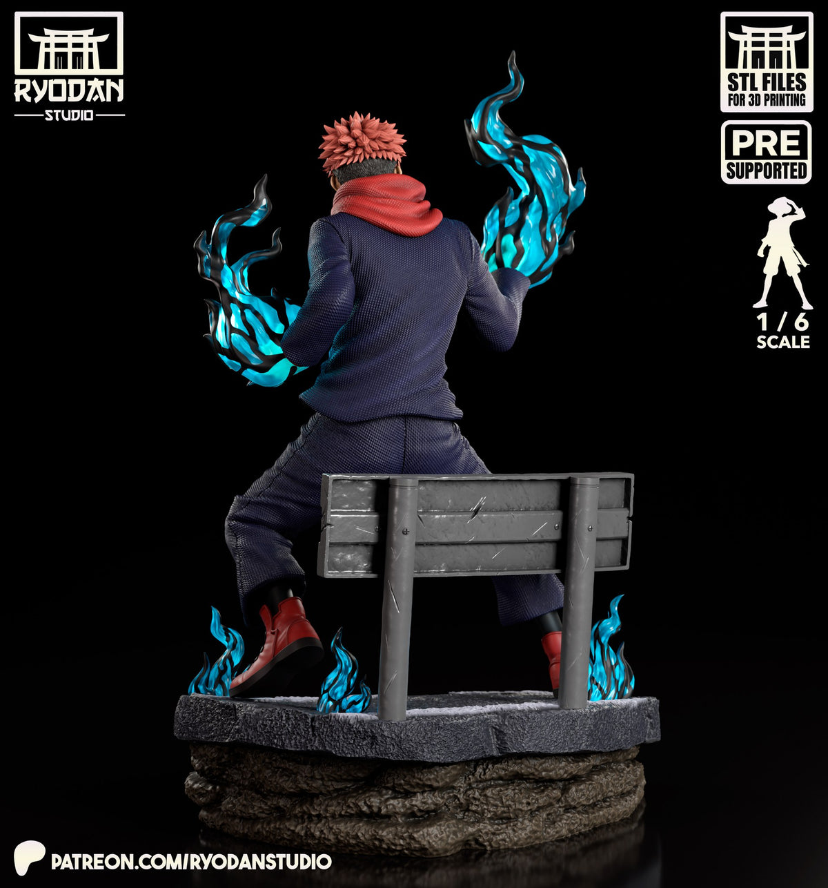 yuji itadori jujutsu kaisen ryodan studio