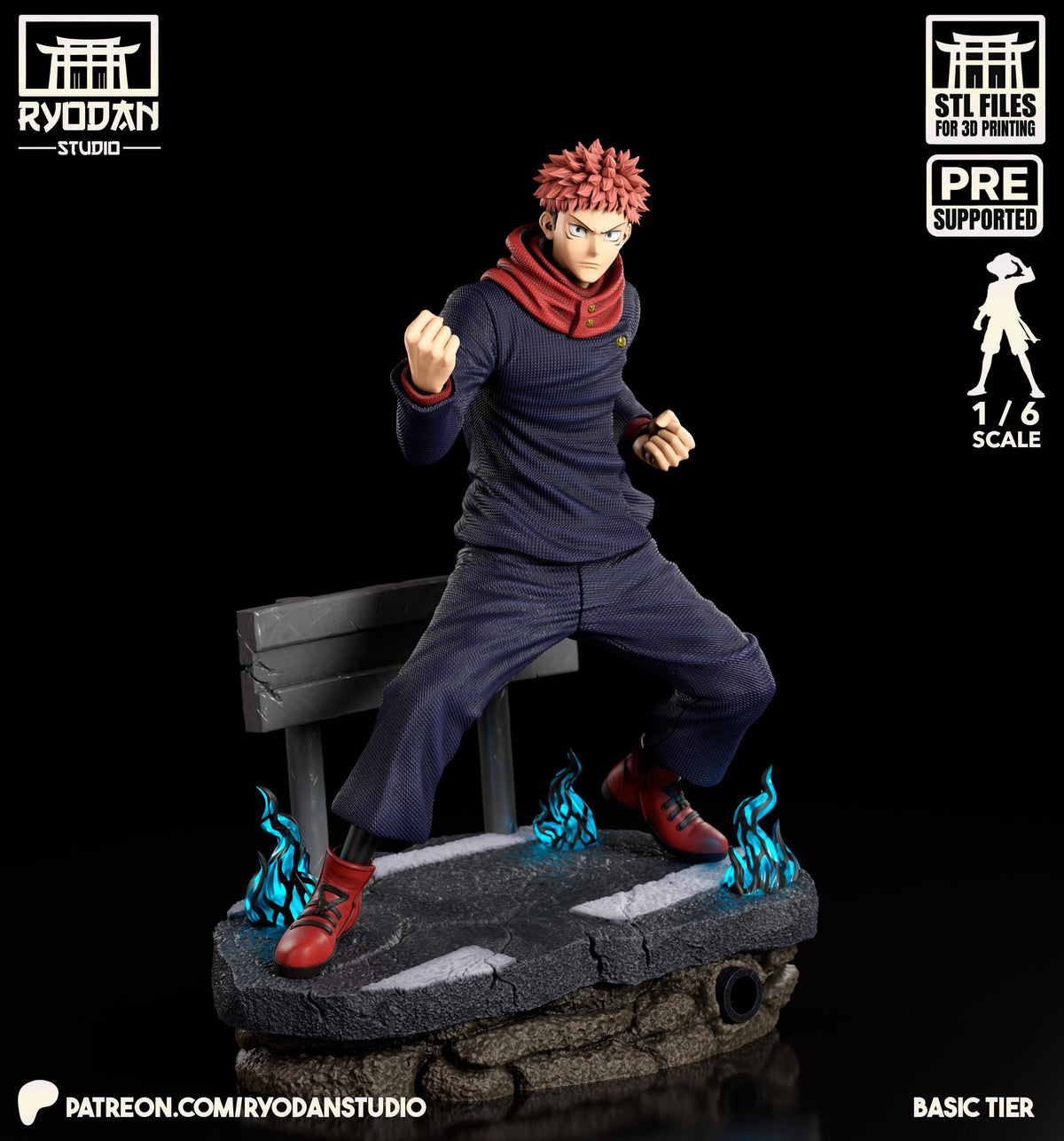 yuji itadori jujutsu kaisen ryodan studio