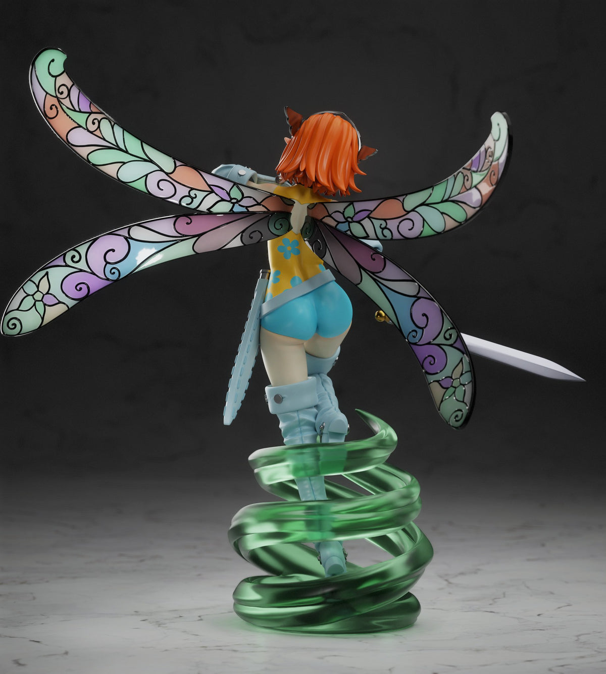 Gallica (Metaphor ReFantazio) resin figure by Tenshi Figures — studio render 4