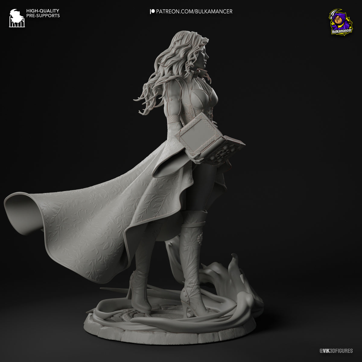 Triss Merigold (The Witcher) resin figure by Bulkamancer — studio render 13