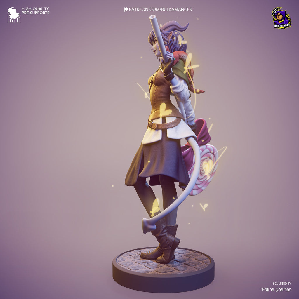 Jester Lavorre (Critical Role) resin figure by Bulkamancer — studio render 5