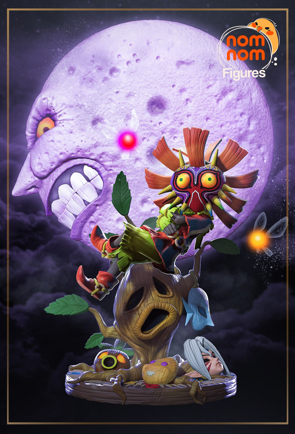 Skull Kid The Legend of Zelda resin figure by NomNom Figures — studio preview 1