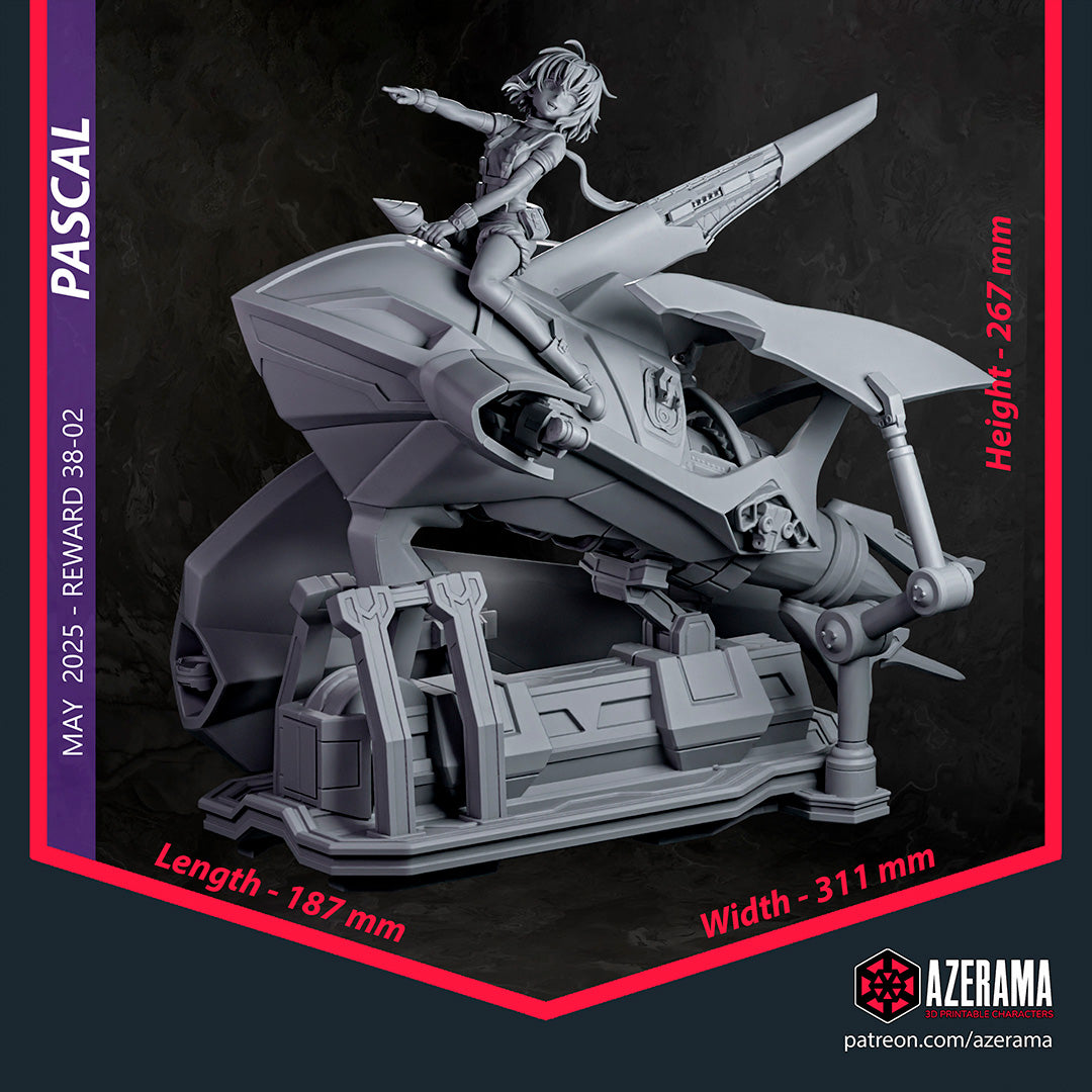 Pascal (Tales of Graces) resin figure by Azerama — studio render 3