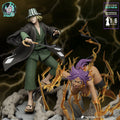 Urahara and Yoruichi (Bleach) resin figure by Kaidan 3D — studio render 1