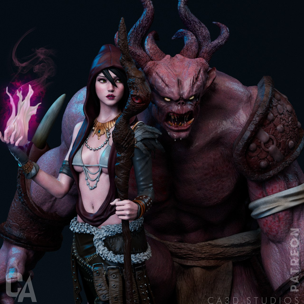 Morrigan — studio render 1