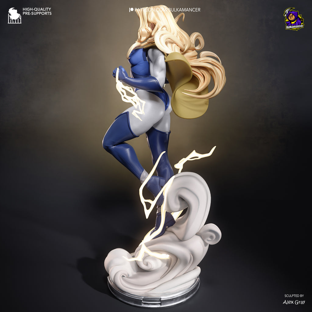 Blonde Blazer (Dispatch) resin figure by Bulkamancer — studio render 9