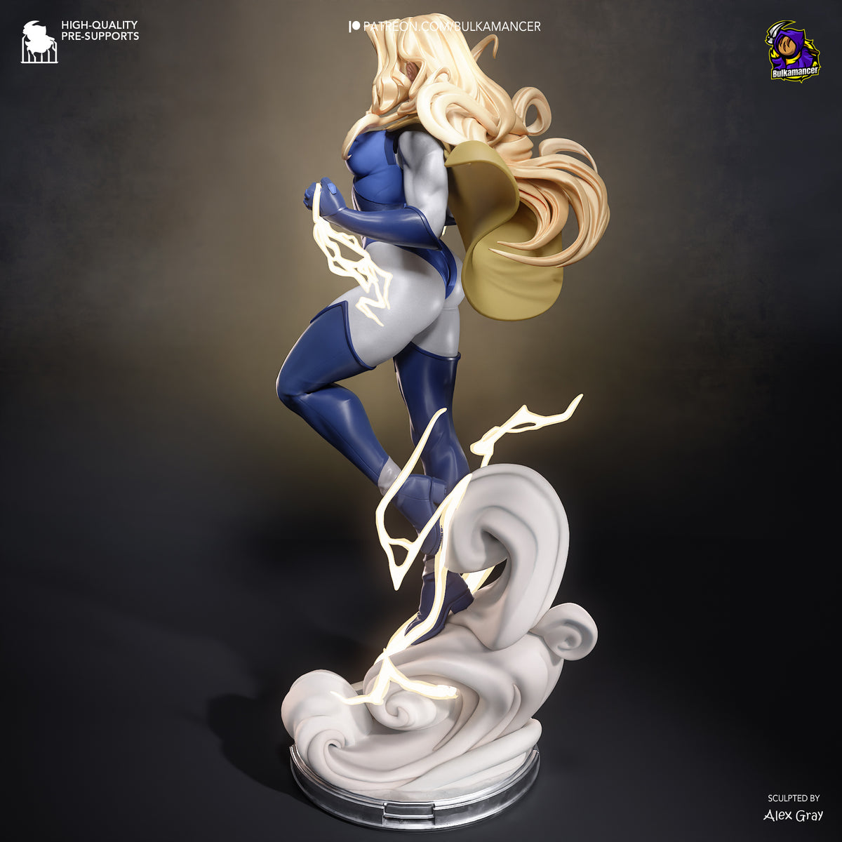 Blonde Blazer (Dispatch) resin figure by Bulkamancer — studio render 9