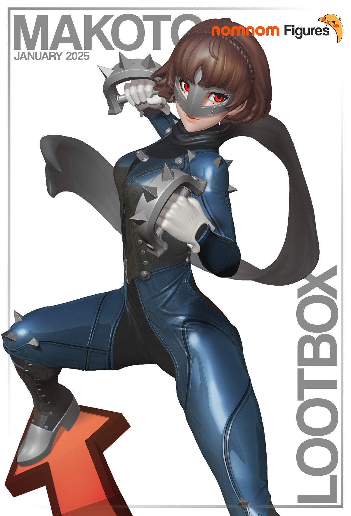 Makoto Niijima Persona 5 resin figure by NomNom Figures — studio preview 1