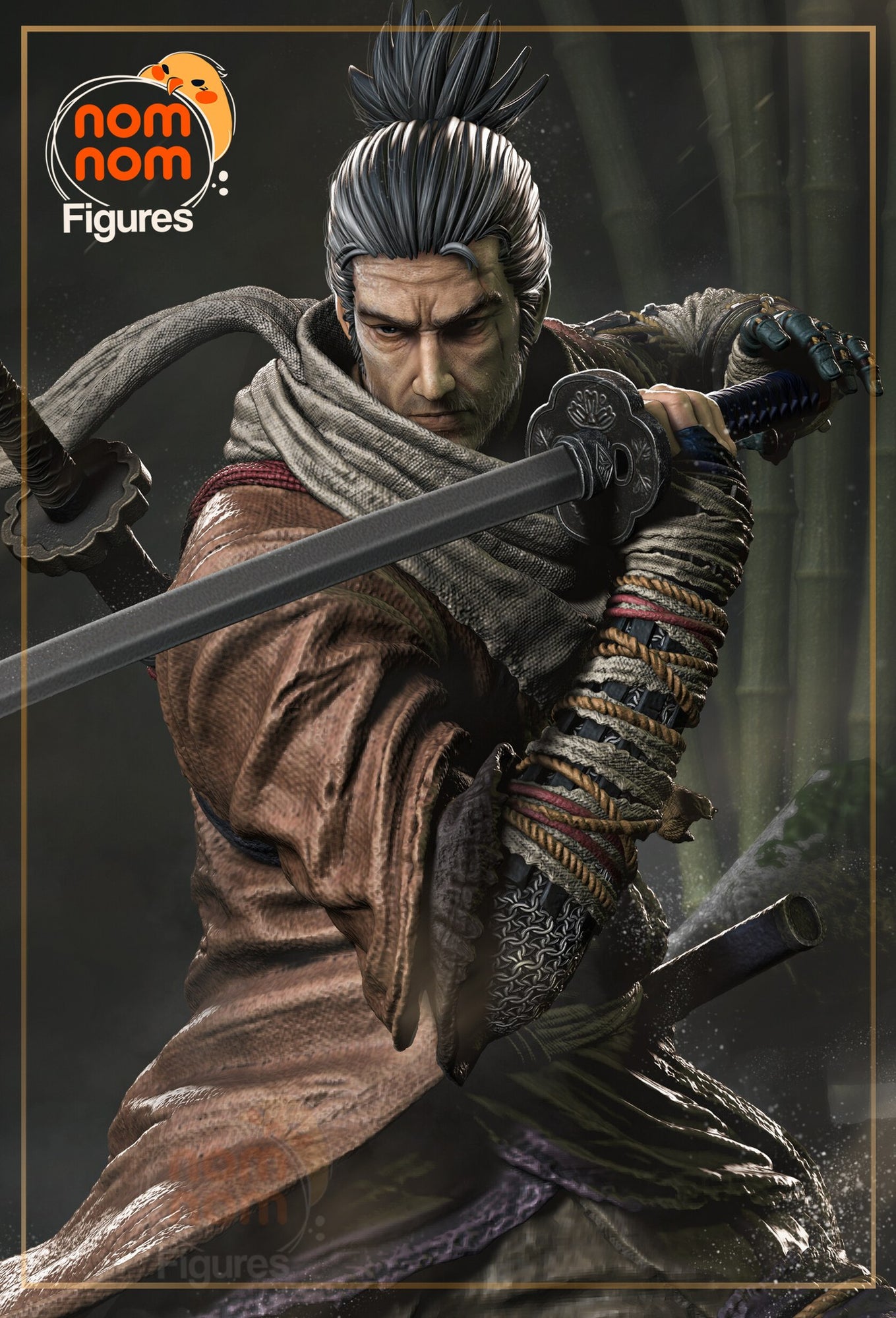 Sekiro Shadows Die Twice resin figure by NomNom Figures — studio preview 1