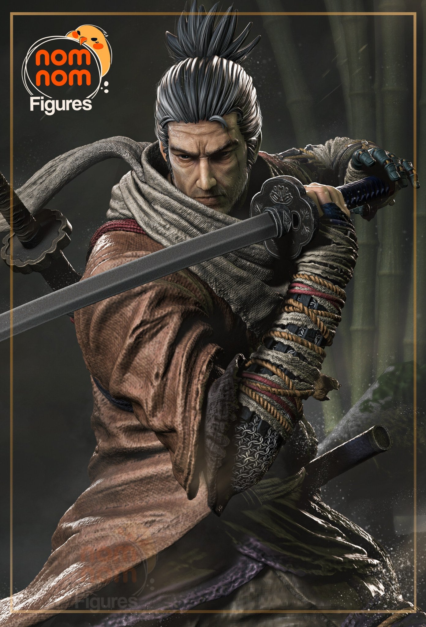 Sekiro Shadows Die Twice resin figure by NomNom Figures — studio preview 1