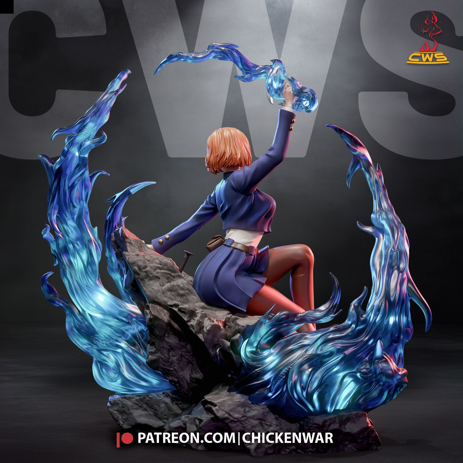 Nobara Kugisaki (Jujutsu Kaisen) resin figure by CW Studio — studio render 5
