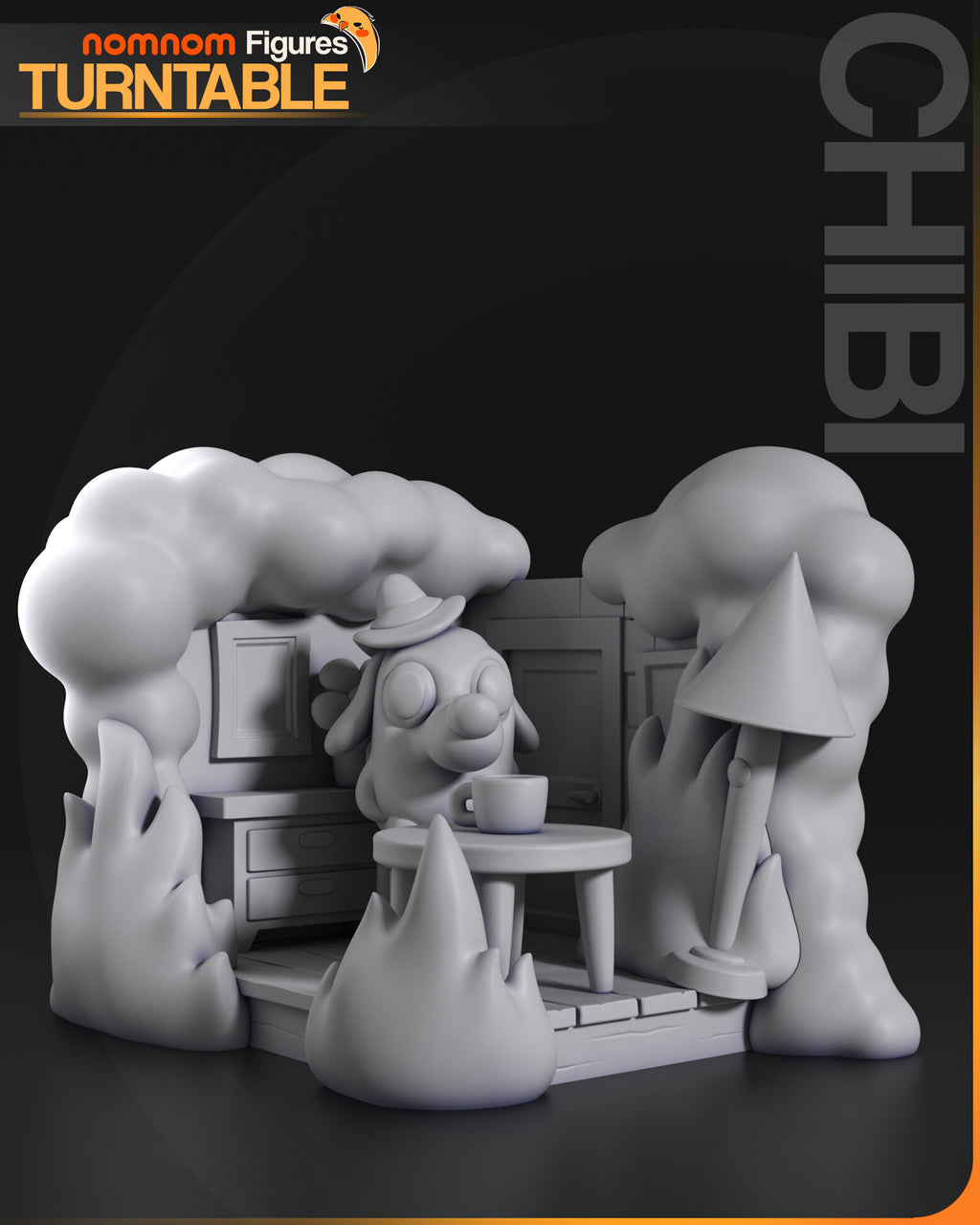 This Is Fine Dog — studio render 4