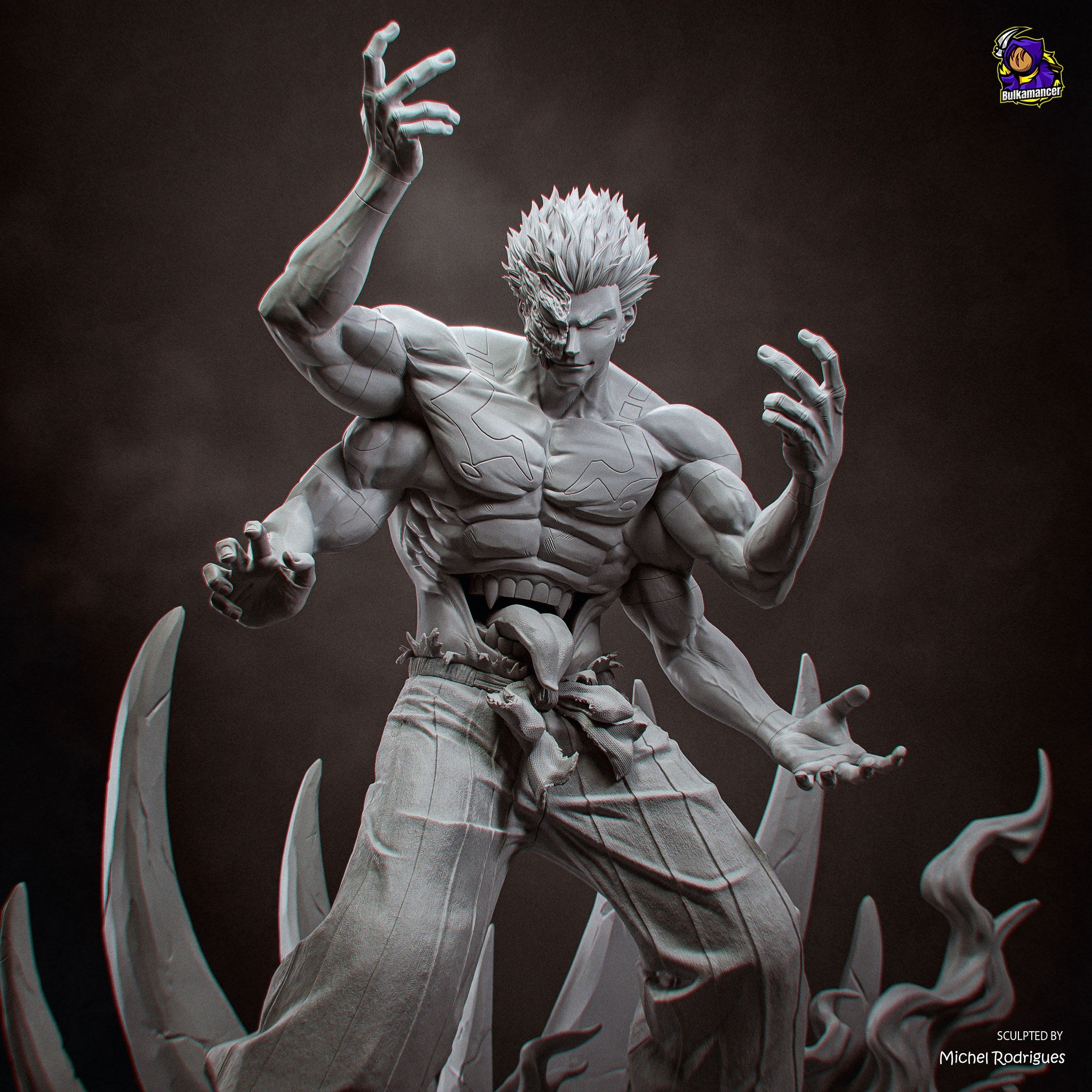 Ryomen Sukuna (Jujutsu Kaisen) resin figure by Bulkamancer — studio render 11