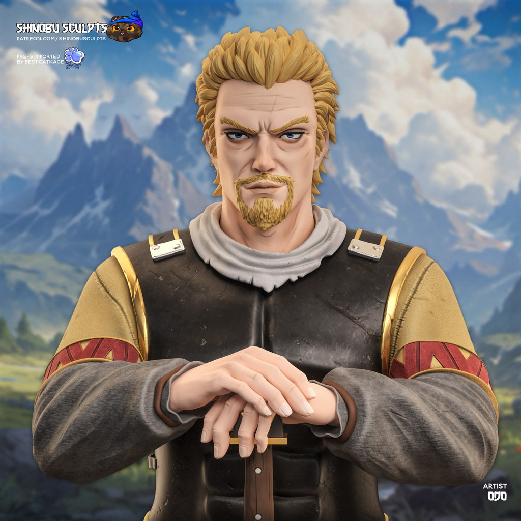 Askeladd (Vinland Saga) resin figure by Shinobu Sculpts — studio render 1