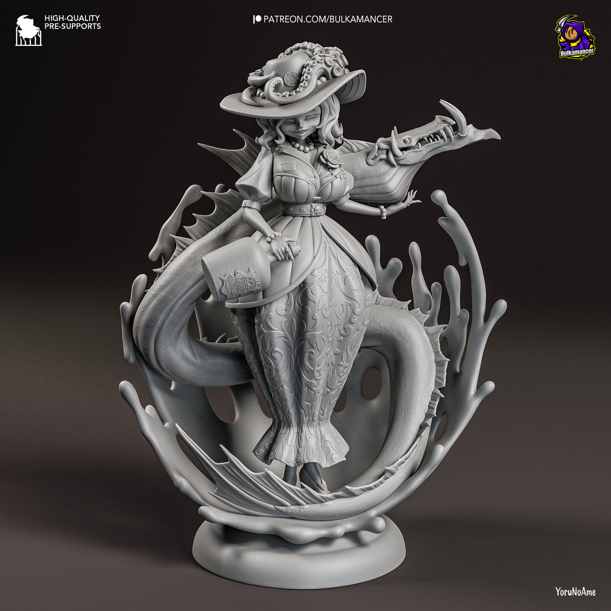 Rum Baba (Unbreadable) resin figure by Bulkamancer — studio render 10