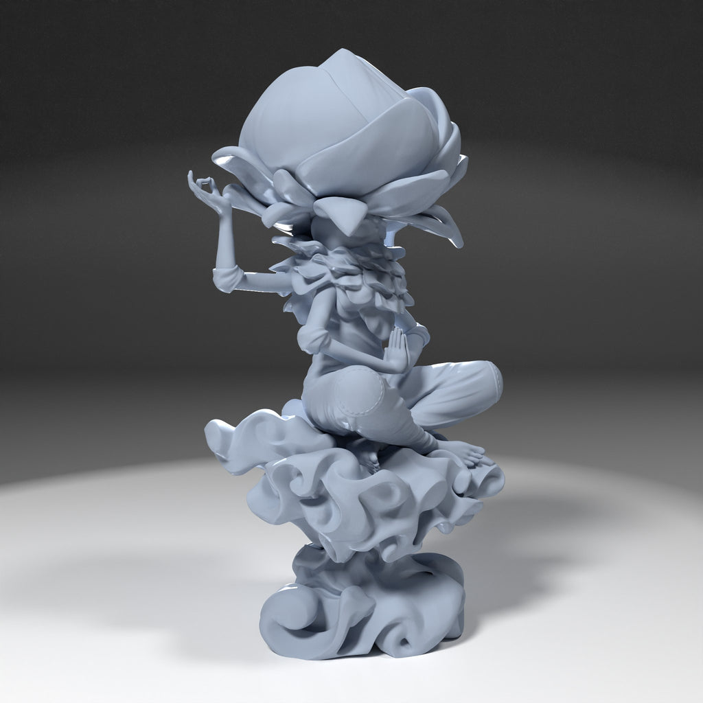 Cabbage Yogi (_Original Characters) resin figure by h3LLcreator — studio render 9