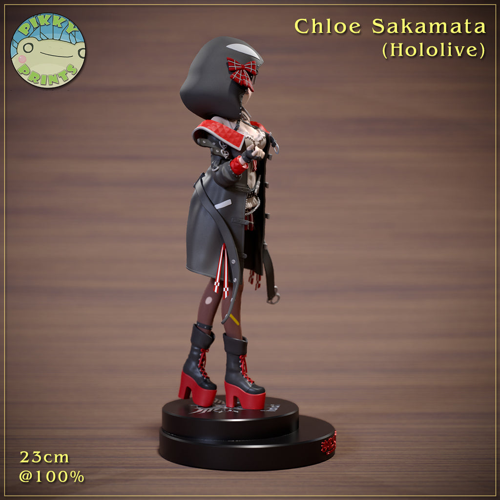 Chloe Sakamata (Hololive) resin figure by PikkyPrints — studio render 5