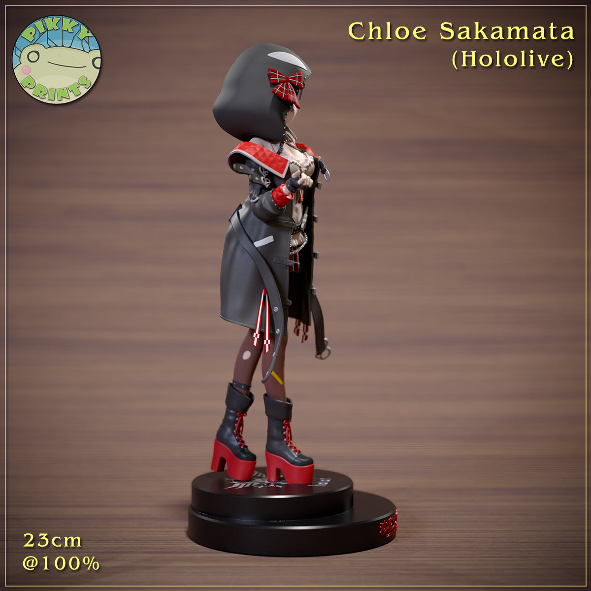 Chloe Sakamata (Hololive) resin figure by PikkyPrints — studio render 5